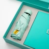 Healing gift box notebook umbrella set, fresh and light 50% off umbrella notebook USB flash drive as a souvenir with logo details Picture